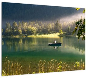 Tablou cu lac (70x50 cm), în 40 de alte dimensiuni noi