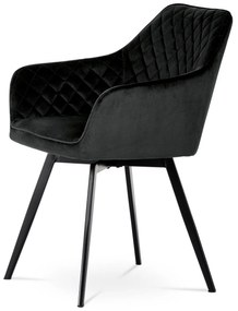 Set de scaune de sufragerie DCH-425 BK4, 2 buc.