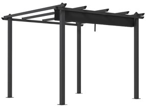 Outsunny Pergola cu Acoperis Retractabil de 3 x 3 (m) | Aosom Romania