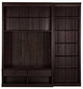 Set TV maro din lemn de pin 214x223 cm Anita – Støraa