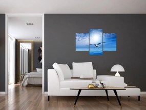 Tablou - Pescărușul peste mare (90x60 cm)