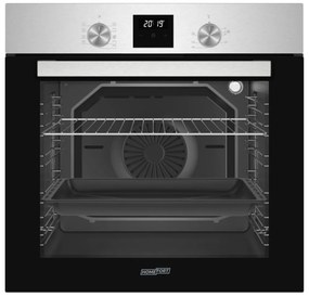 Cuptor încorporat HOMEFORT HSB64DGX cu 9 funcții, 80 L, curățare cu abur
