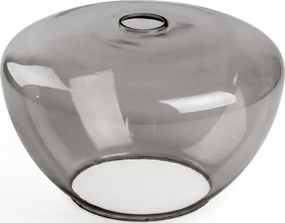 BRILAGI - Pendul LED pe cablu RETRO GLASS 2xE27/60W/230V crom mat/gri fumuriu