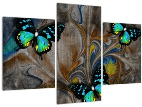 Tablou - Fluturi strălucitori în imagine (90x60 cm)