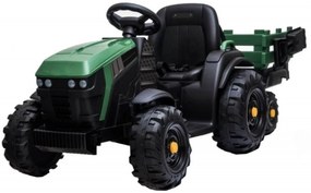 Tractor Electric XXL cu acumulator pentru copii NOVOKIDS™ Super Tytan Farmer , Cu remorca, Melodii si USB , 3-8 ani , Baterie12V, 2 Viteze, lungime