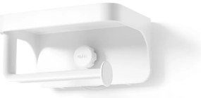 Suport pentru hârtie igienică alb autoadeziv din plastic reciclat Flex Adhesive – Umbra