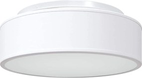 vidaXL Lampă de tavă Alb 38 x 38 x 13,5 cm țesătură