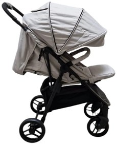Carucior nou nascuti 2 in 1 BABY CARE™ PRO YK78, Pozitie somn, Spatar reglabil in 7 trepte, Frana picior, Pliabil, Gri