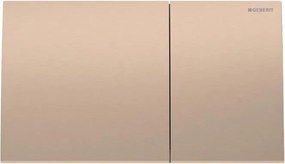 Geberit 115.622.QB.1 - Buton de acționare Sigma70, 25 x 14,6 cm, finisaj periat roșu-auriu