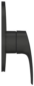 Baterie dus incastrata Grohe Eurosmart negru mat fara corp ingropat