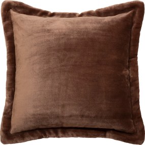 Pernă flanelată 550 Cuddly maro 53 x 53 cm