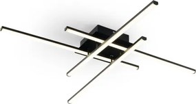 Brilagi - Plafonieră LED STRIPES LED/37W/230V neagră