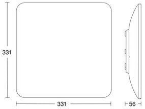 Plafonieră LED cu senzor RS PRO S30 Q SC 26W/230V 4000K Steinel 067519
