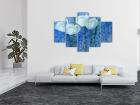 Tablou - Lalele albe (150x105 cm)