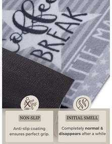 Covor gri de tip traversă 50x150 cm Its Time for Espresso – Hanse Home