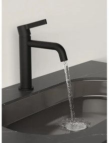 Baterie de lavoar Sapho ICONIC 18,7 cm negru mat