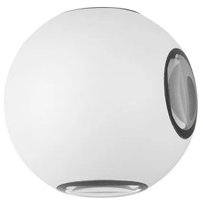 Aplica LED ambientala de exterior IP54 COMO 4 alba NVL-852436
