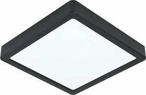 Eglo 78814 - plafonieră LED FUEVA LED/17W/230V 21x21 cm neagră