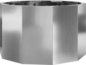 vidaXL Jardinieră Argintiu 60 x 60 x 35 cm Oțel Galvanizat