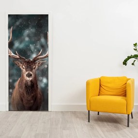 Fototapet pentru ușă - Farmecul cerbului (95x205cm)