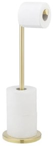 WENKO 25791100 - Suport pentru hârtie igienică 21x55 cm auriu/argintiu