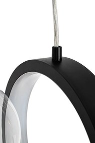 Lustra moderna cu 10 de surse de lumina si LED LINEA 120