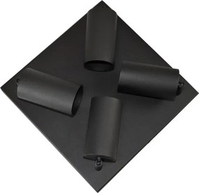 Lampă spot FILO 4xGU10/30W/230V negru/auriu