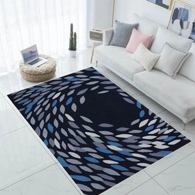 Covor Hurricane Bedora, 200x300 cm, 100% lana, multicolor, finisat manual