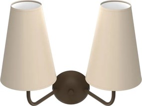 Lampă de perete GRENADA, 2x E14, 15W, 230V, bej