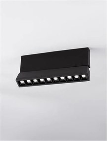 Spot LED aplicat ajustabil PAD 15W negru