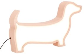 Lampă de birou LED pentru copii DOG LED/12W/230V roz