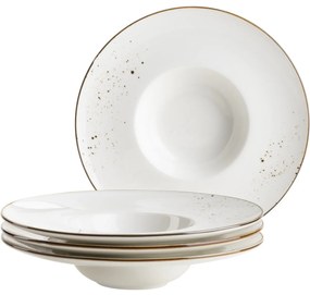 Mäser 4-piece gourmet plate set Pintar Alb maropuncte 26 cm