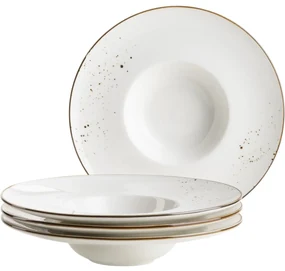 Mäser 4-piece gourmet plate set Pintar Alb maropuncte 26 cm