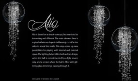 Lustra moderna Vision design LUX Cristal Bohemia Exclusive ALIA 02 A – CH