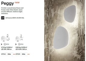 Aplica LED ambientala design modern PEGGY AP 10W