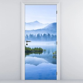 Fototapet pentru ușă - Lac de munte (95x205cm)