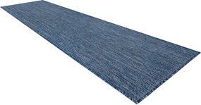 Covor, traversa SISAL SION A5165A Melanj țesute plate albastru inchis