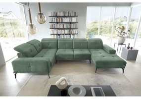 Colțar Neviro 350cm verde