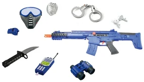 Set de poliție cu accesorii Rappa
