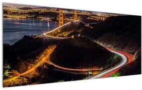 Tablou - Golden Gate Bridge (120x50 cm)