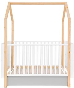 Pat copii casuta Pinette 70x140 cm