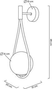 Aplica de perete moderna LED ROMA