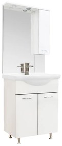 Mobilier complet de baie Vanessa 65 alb