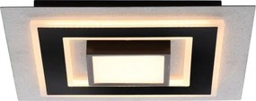JUST LIGHT. 14439-21 - LED Plafonieră CICHIO LED/18,5W/230V + LED/9W neagră