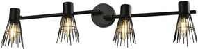 Lampa de perete design PICO, neagra