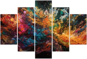 Tablou - Abstracția culorilor II. (150x105 cm)