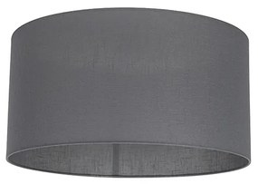 Abajur din material textil gri închis 50/50/25