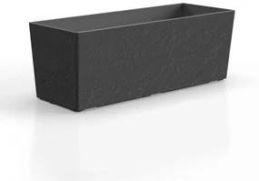 Jardinieră decorativă Gardenico Florence Stone antracit, 50 cm, 50 cm