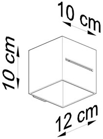 Plafonieră LOBO 1xG9/40W/230V negru