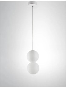 Pendul design modern ZERO, gips alb NVL-9704192